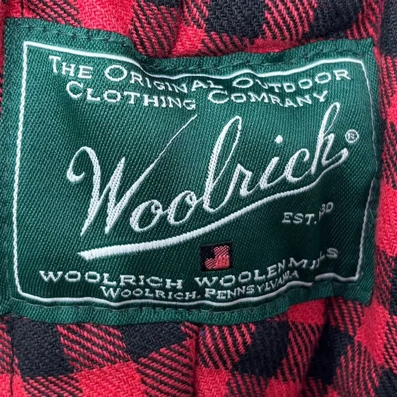 Woolrich Trapper Hat Faux Fur Lined Wool Plaid - Picture 3 of 5